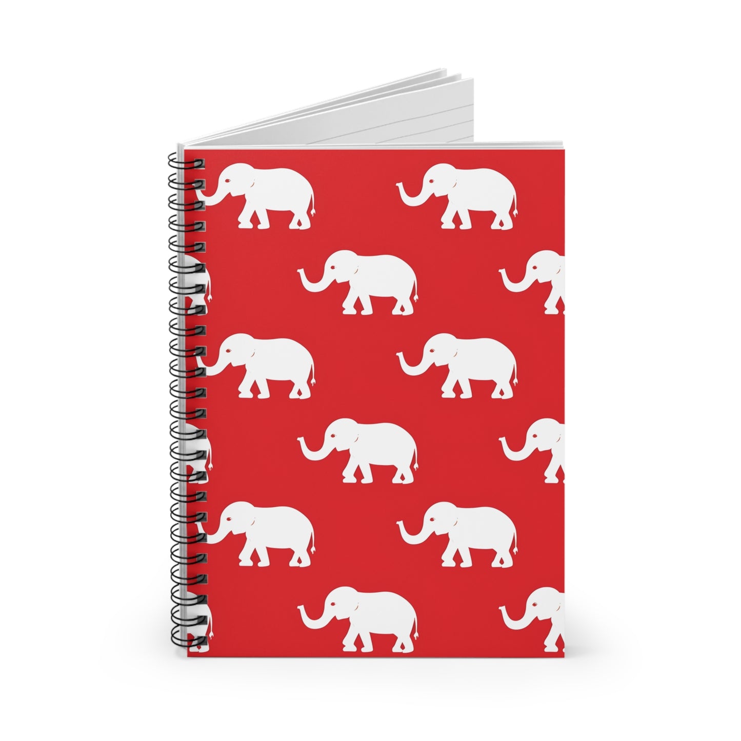 White Elephant Spiral Notebook