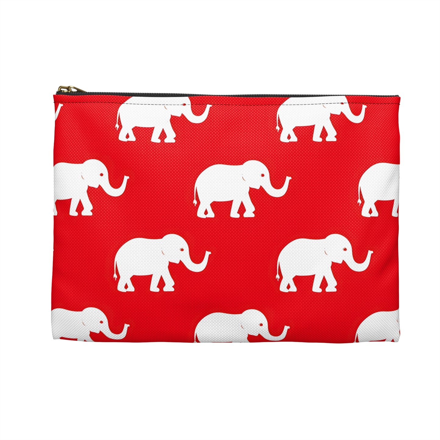 White Elephant Accessory Pouch