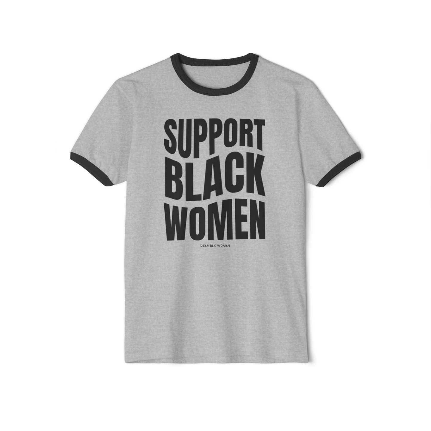 Support Black Women Ringer T-Shirt