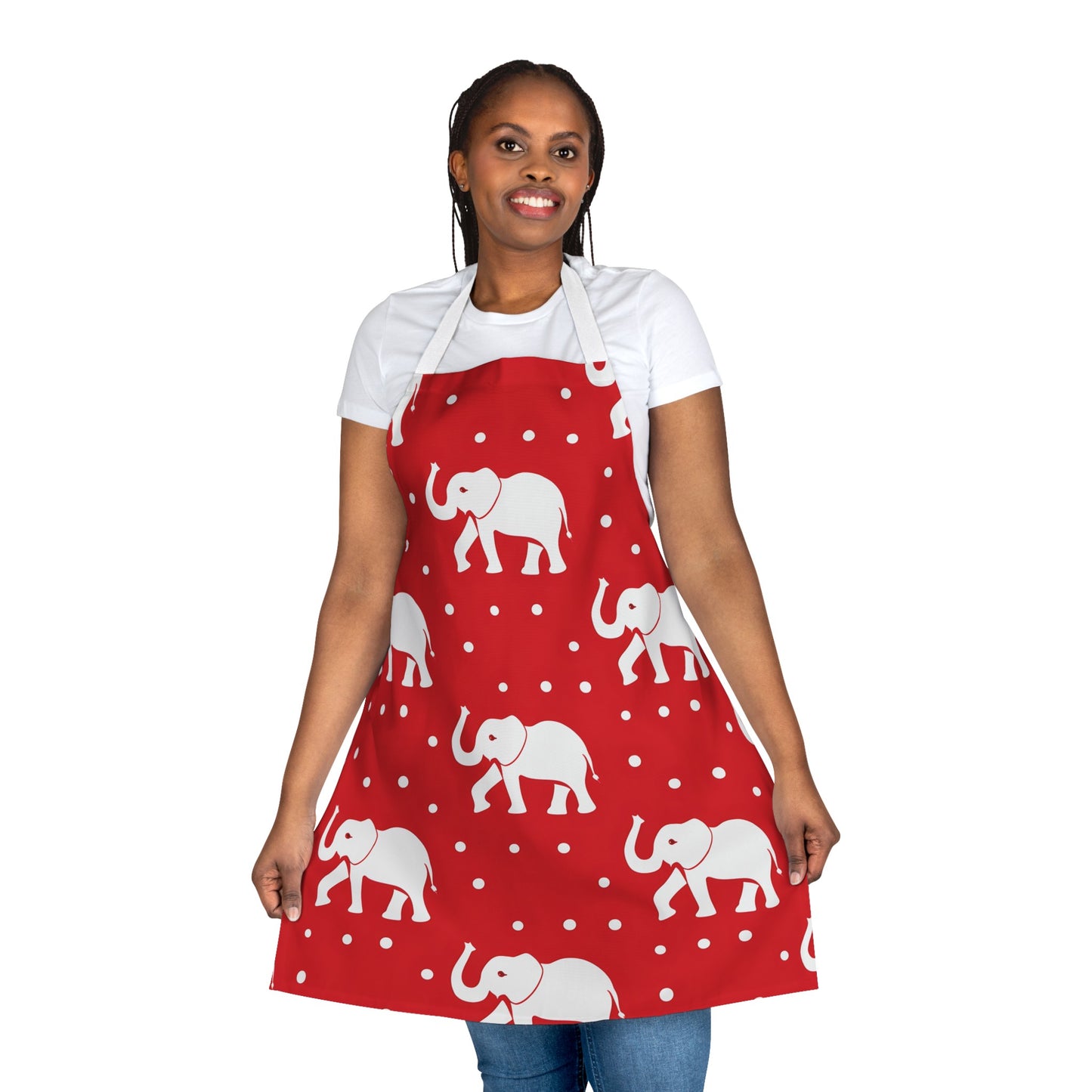 White Elephant Apron