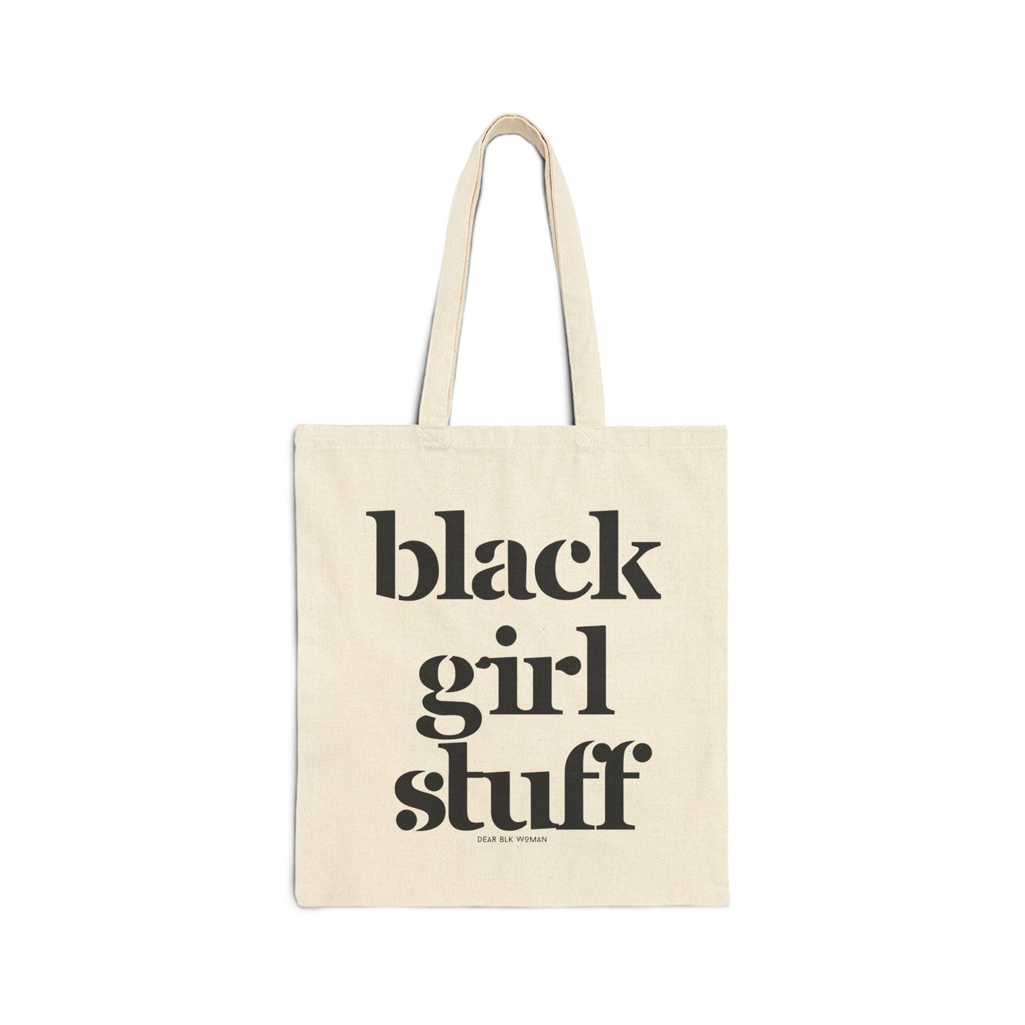 Black Girl Stuff Canvas Tote Bag