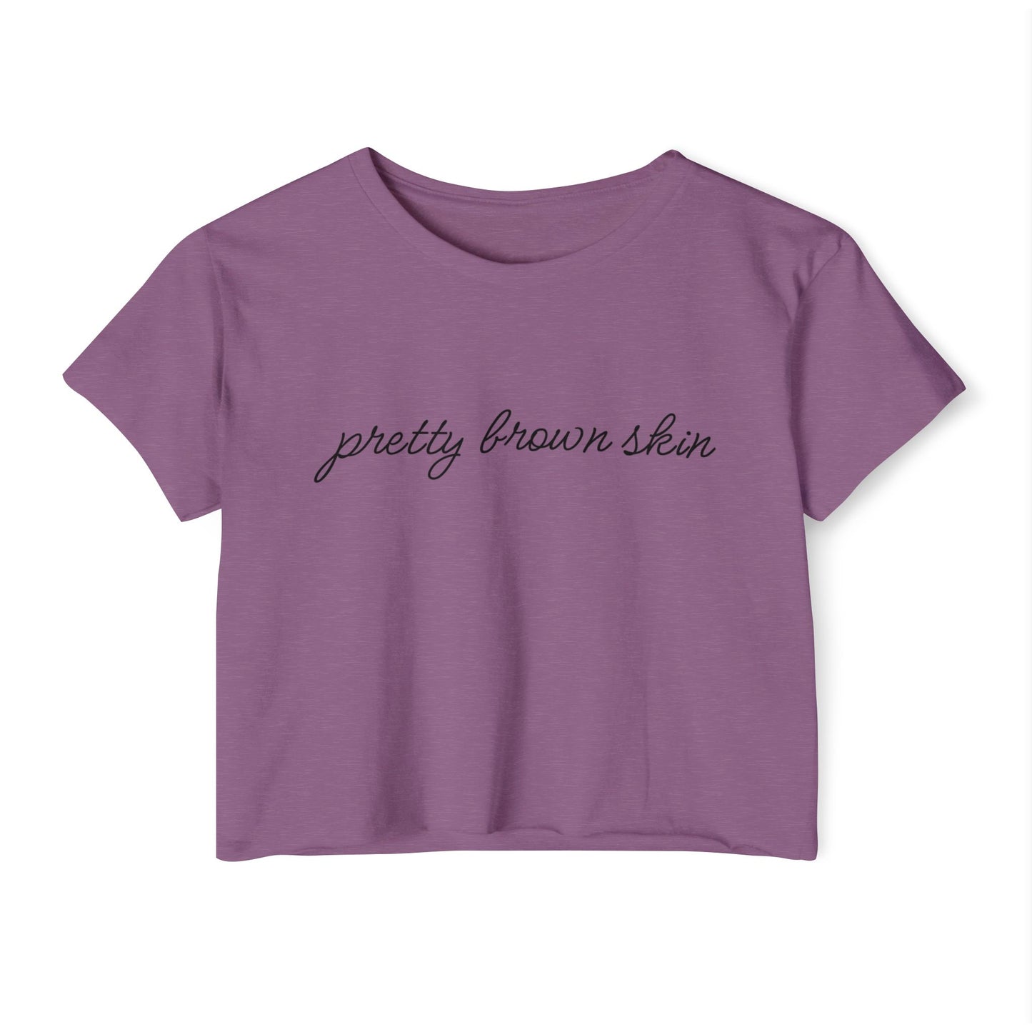 Pretty Brown Skin Crop Top