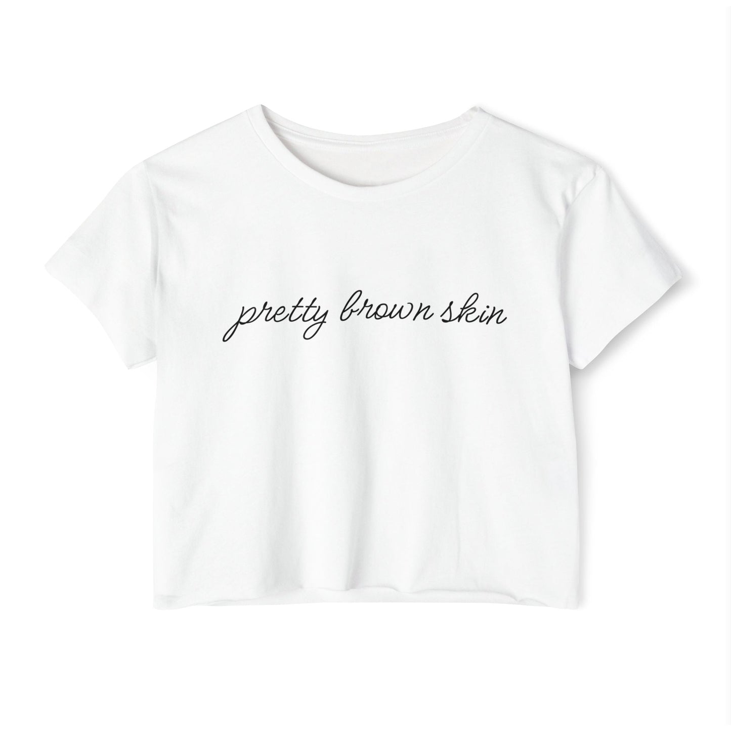 Pretty Brown Skin Crop Top