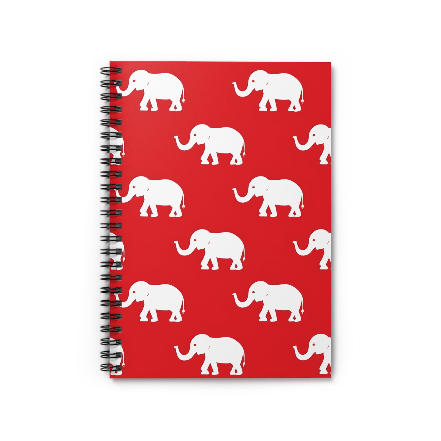 White Elephant Spiral Notebook