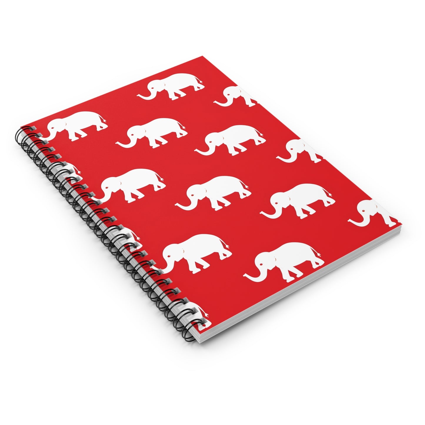 White Elephant Spiral Notebook