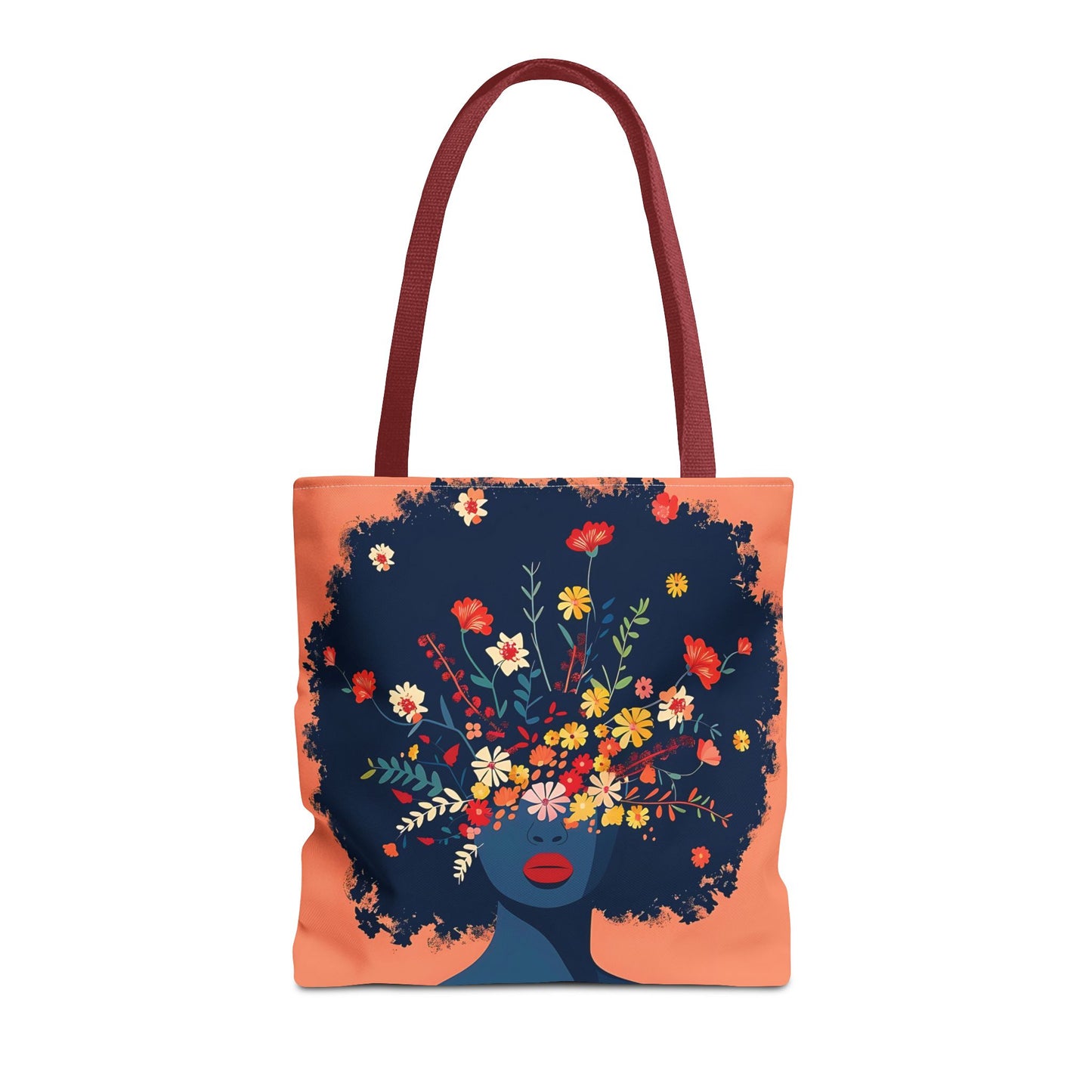 Blooming Afro Tote Bag