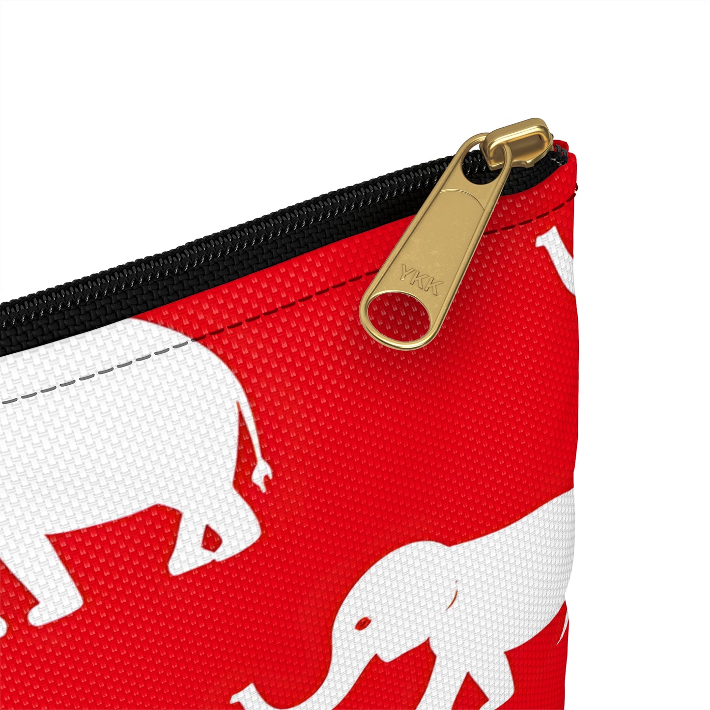 White Elephant Accessory Pouch