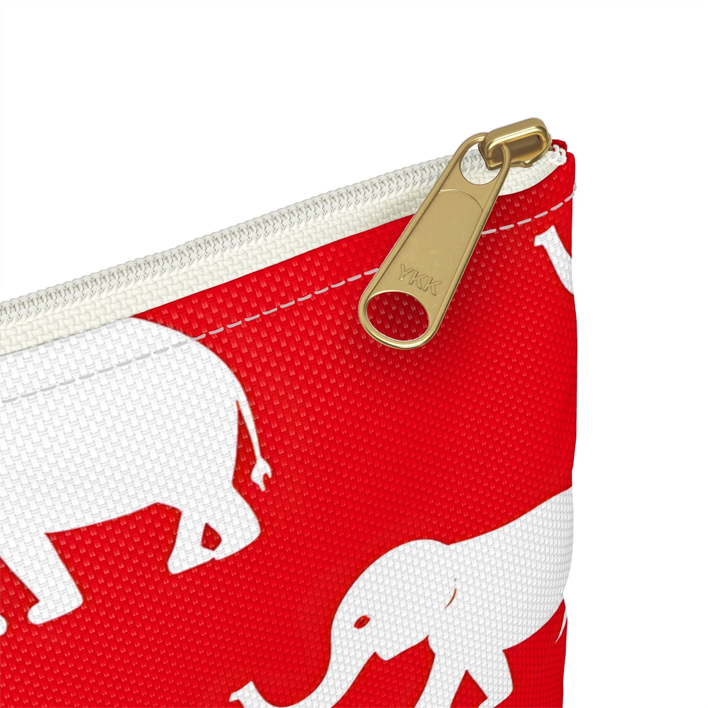 White Elephant Accessory Pouch