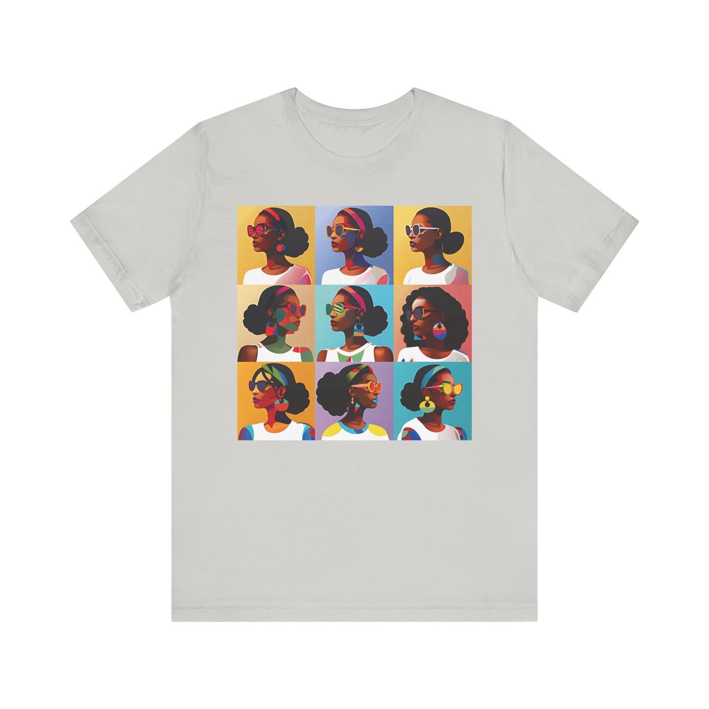 Black Women Squares T-Shirt