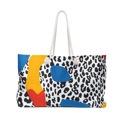 Colorful Leopard Weekender Bag