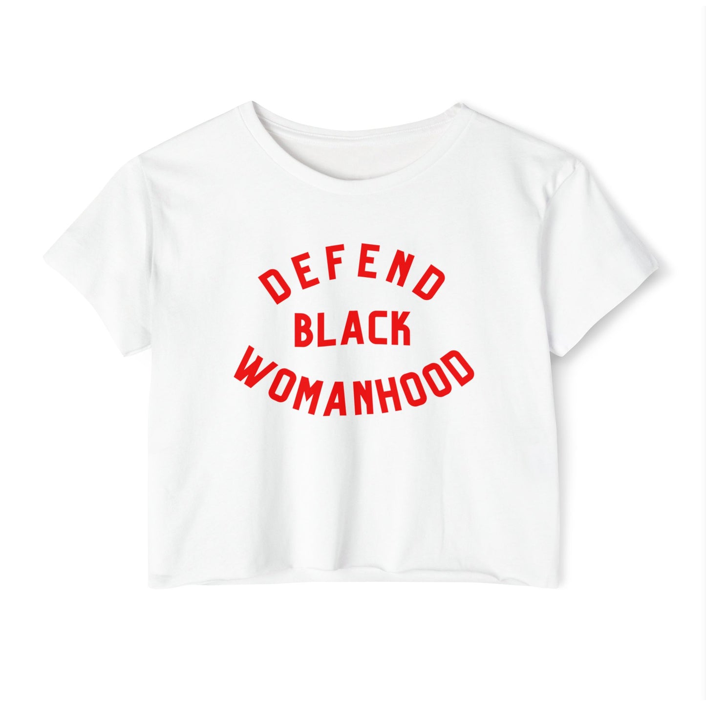 Defend Black Womanhood Crop Top