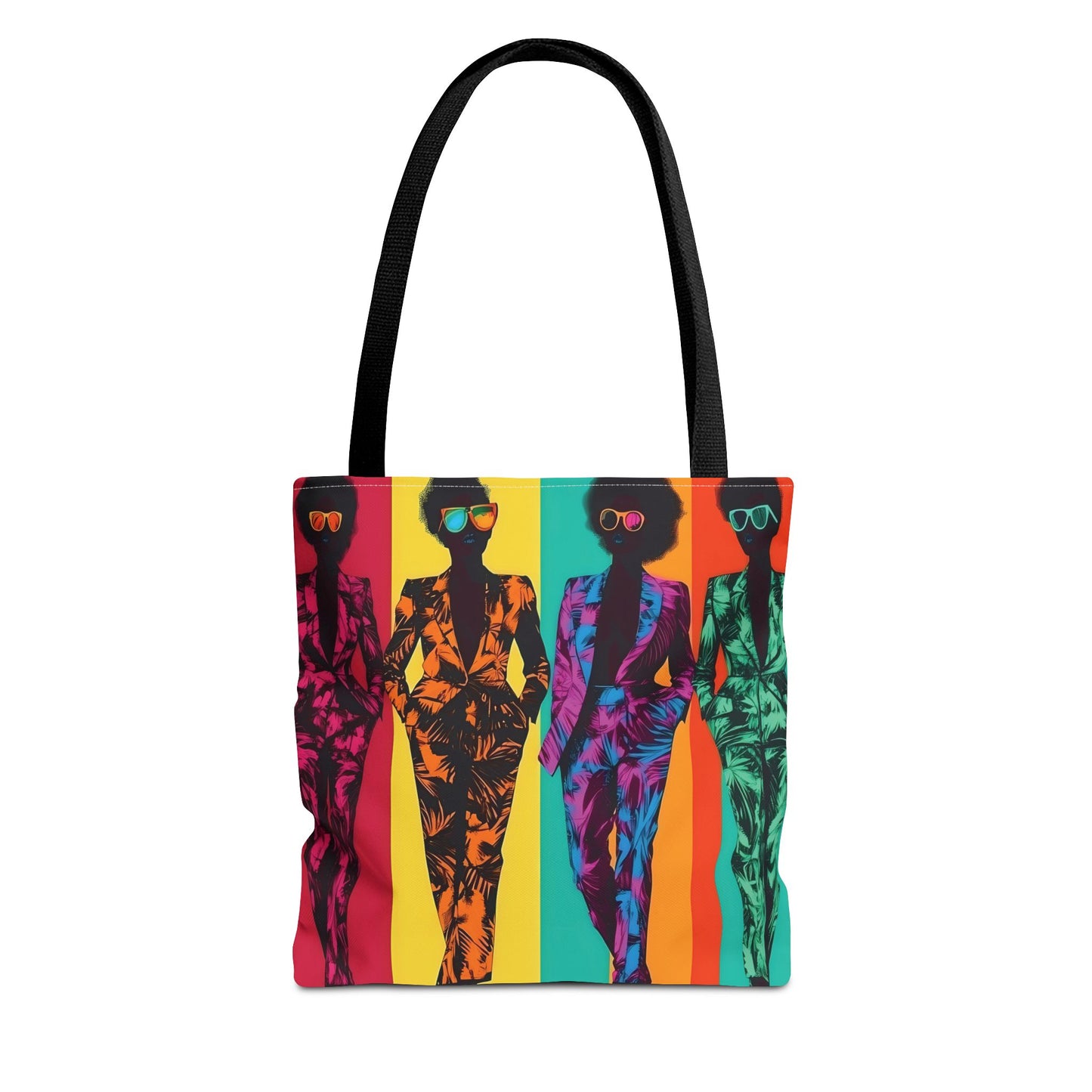 Modern Neon Muse Tote Bag