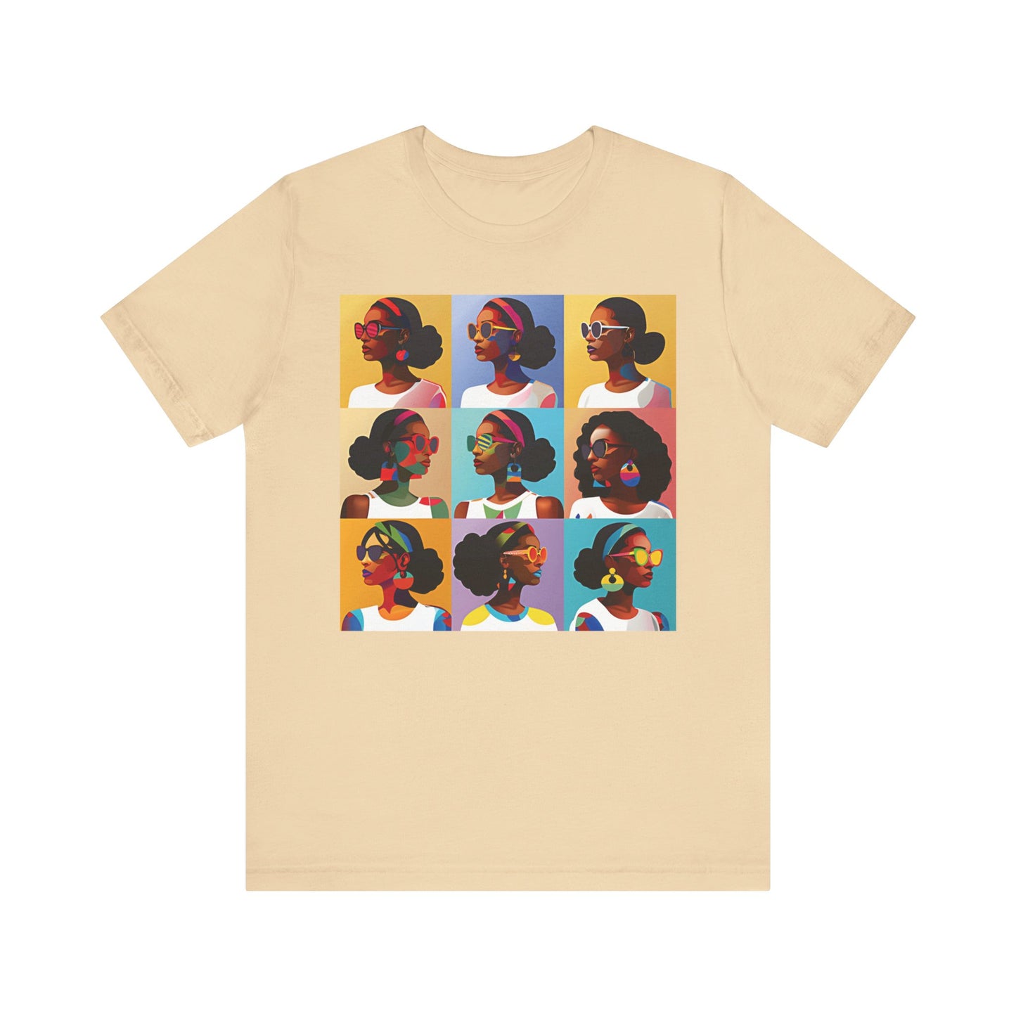 Black Women Squares T-Shirt