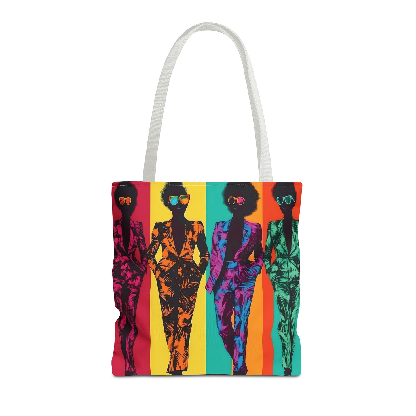 Modern Neon Muse Tote Bag