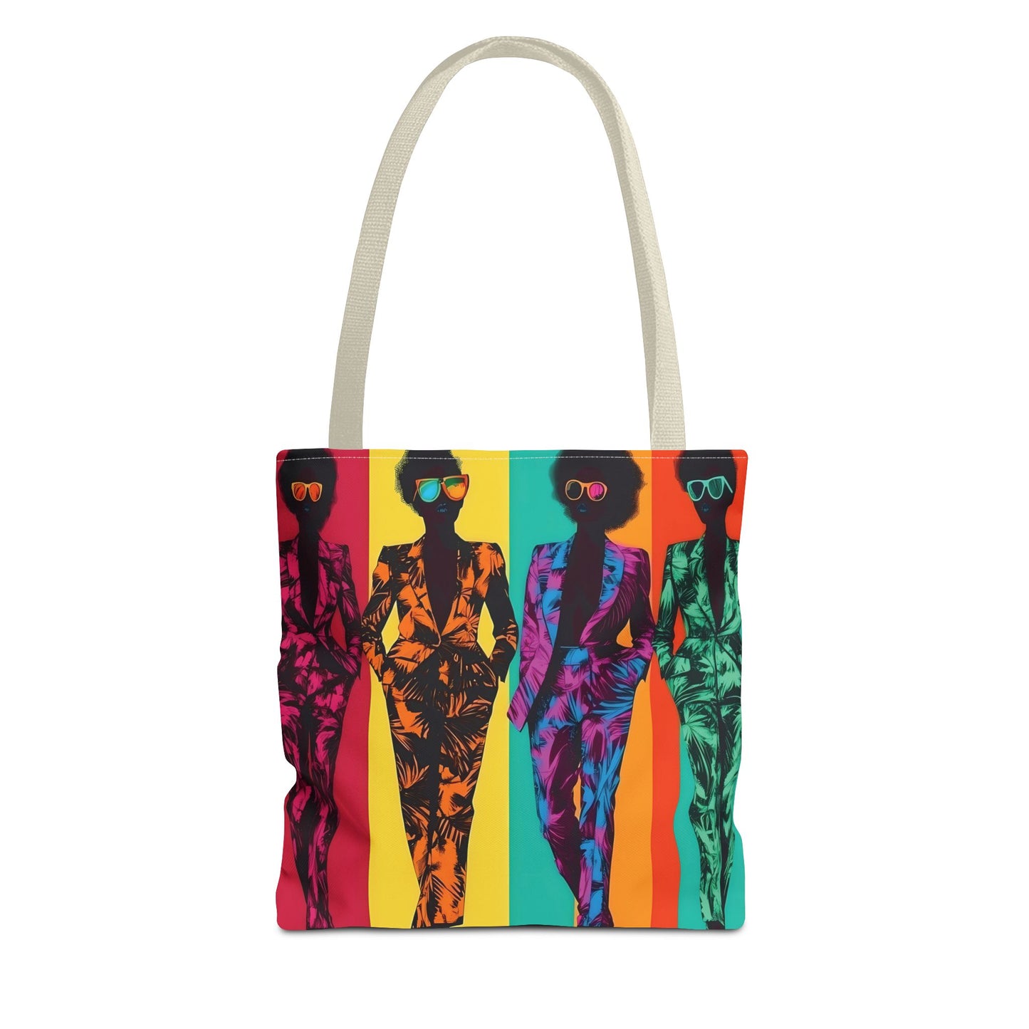 Modern Neon Muse Tote Bag