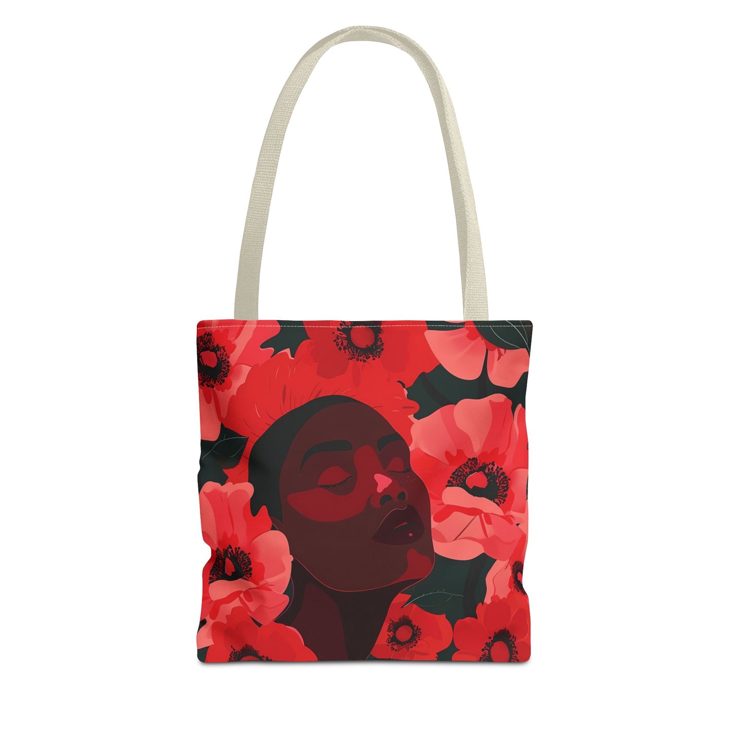 Blossoming Black Beauty Tote Bag