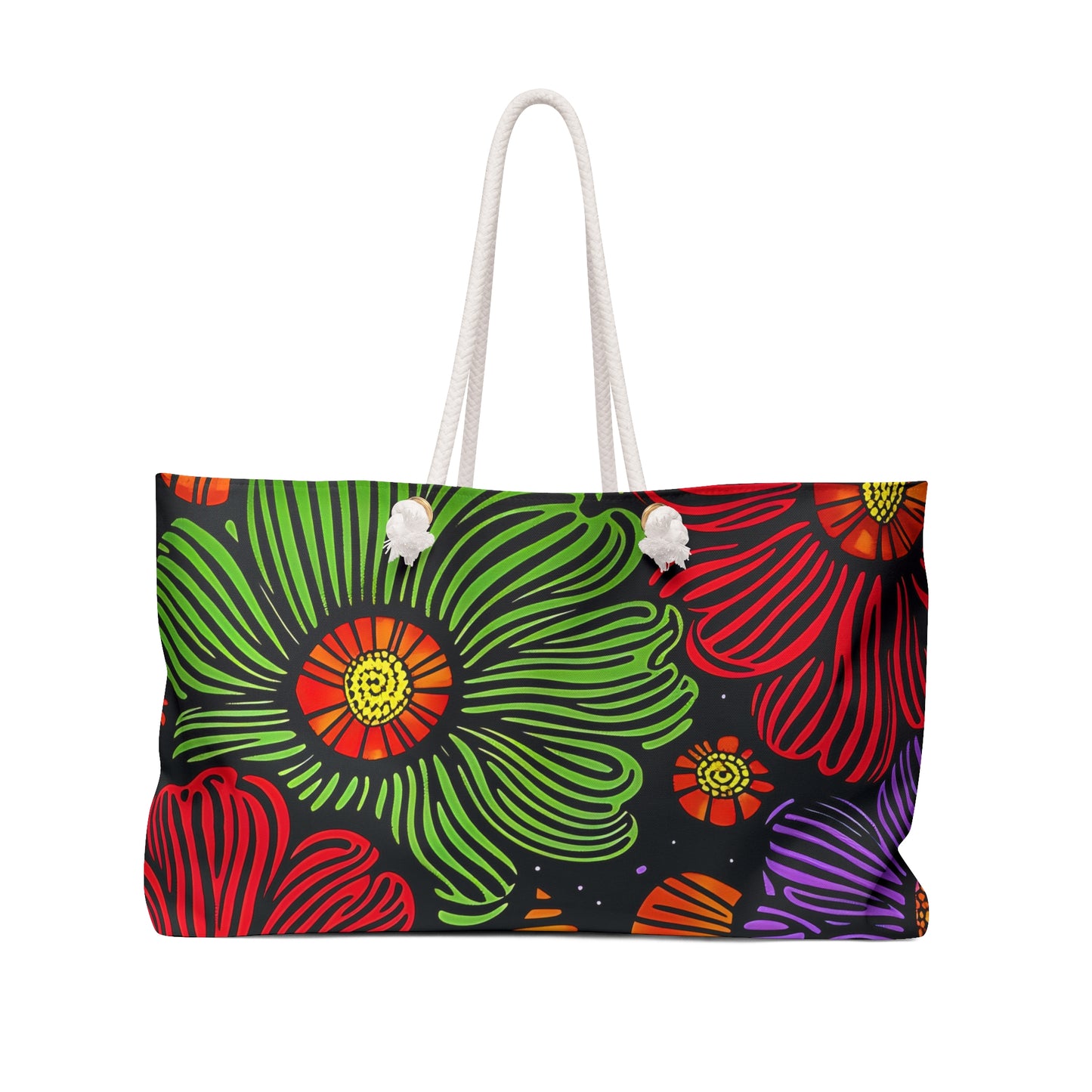 African Flower Weekender Bag