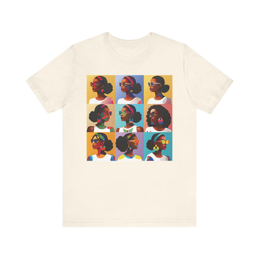 Black Women Squares T-Shirt