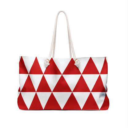 Red Pyramid Weekender Bag