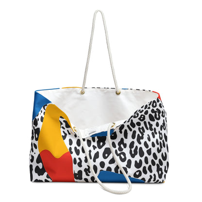 Colorful Leopard Weekender Bag