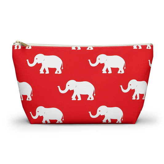 White Elephant Make-up Pouch