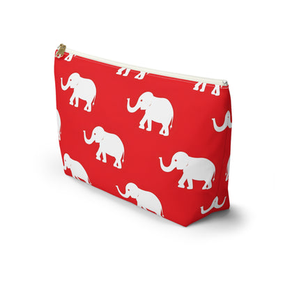 White Elephant Make-up Pouch