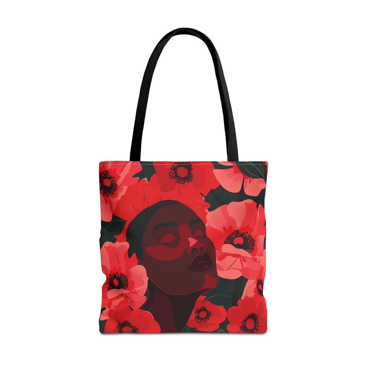 Blossoming Black Beauty Tote Bag