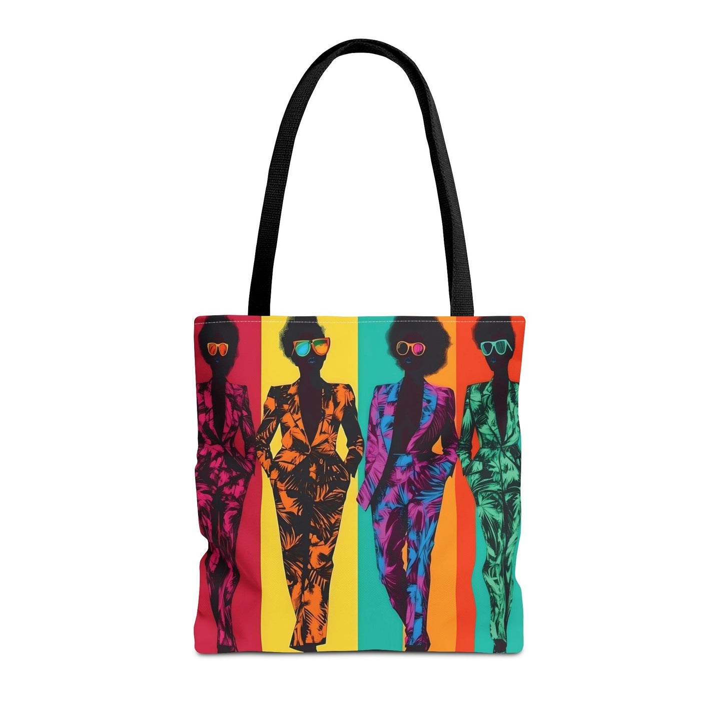 Modern Neon Muse Tote Bag