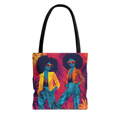 Neon Queens Tote Bag