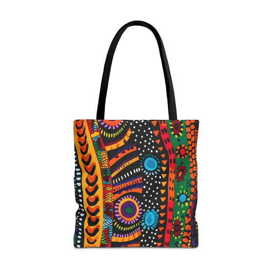 African Print Tote Bag