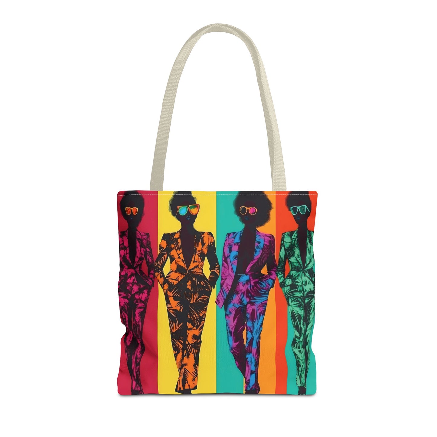 Modern Neon Muse Tote Bag