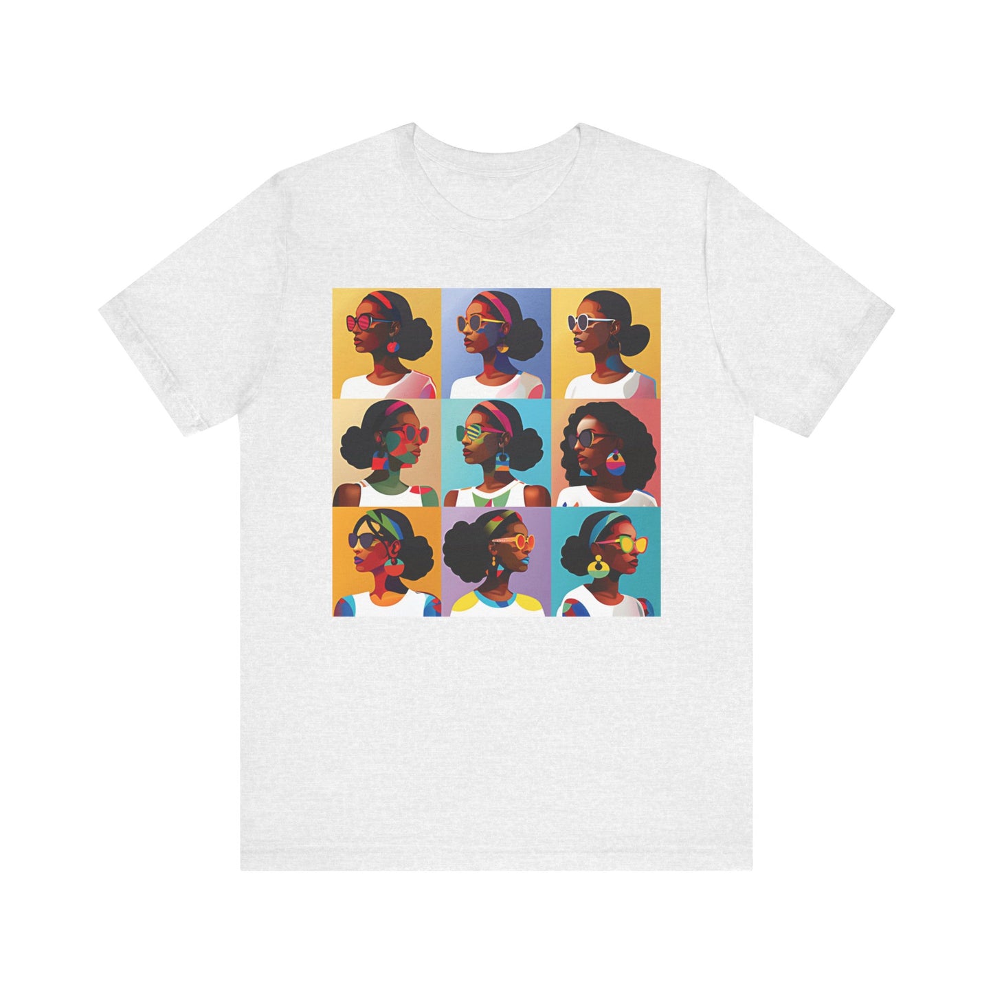 Black Women Squares T-Shirt