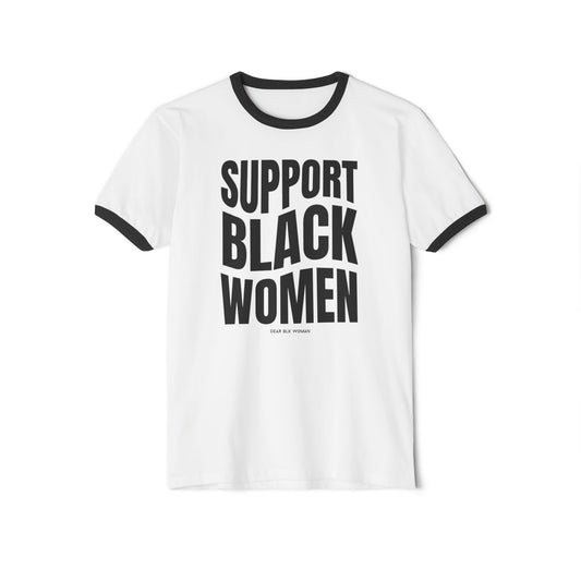 Support Black Women Ringer T-Shirt