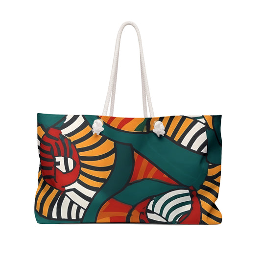 Tiger Tribal Weekender Bag