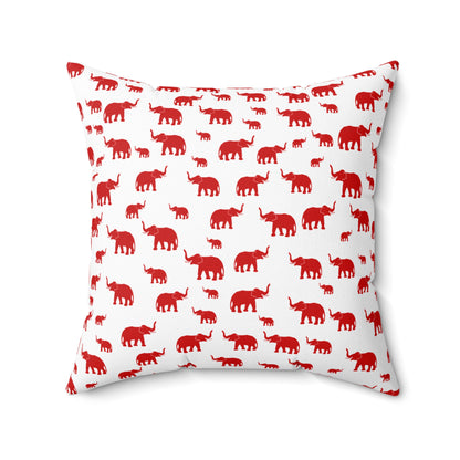 Red Elephant Pillow