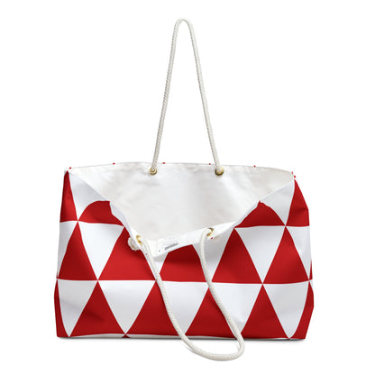 Red Pyramid Weekender Bag