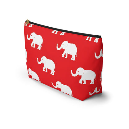 White Elephant Make-up Pouch