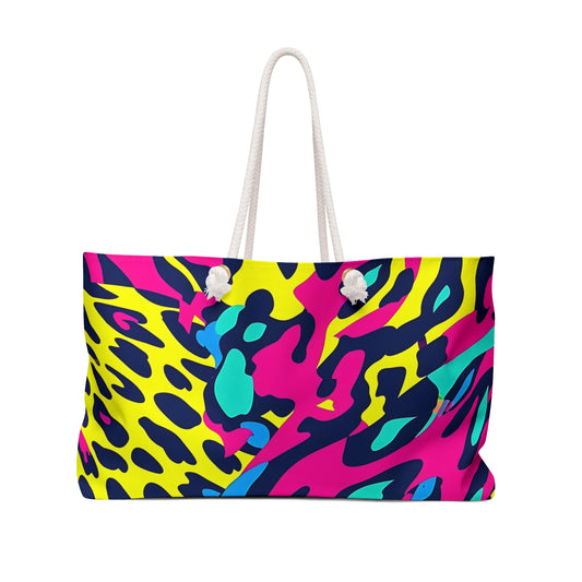 Bold Leopard Weekender Bag