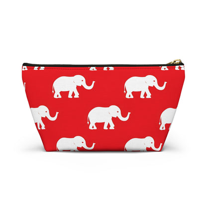 White Elephant Make-up Pouch