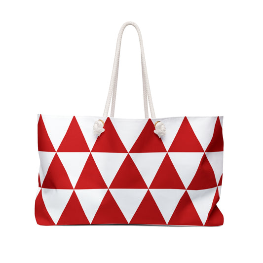 Red Pyramid Weekender Bag