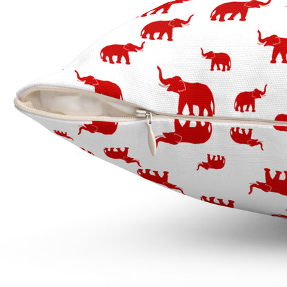 Red Elephant Pillow