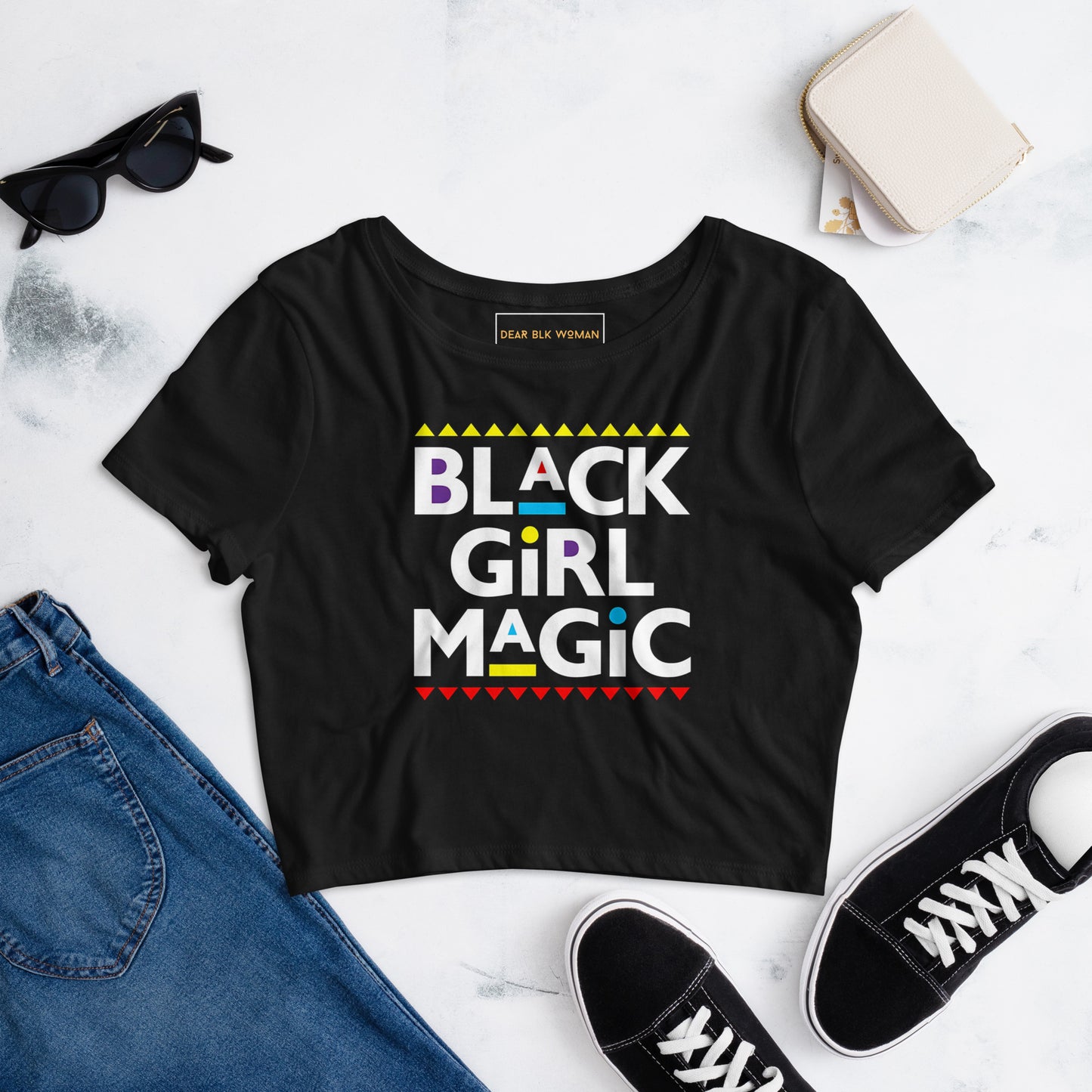 Black Girl Magic Crop Tee